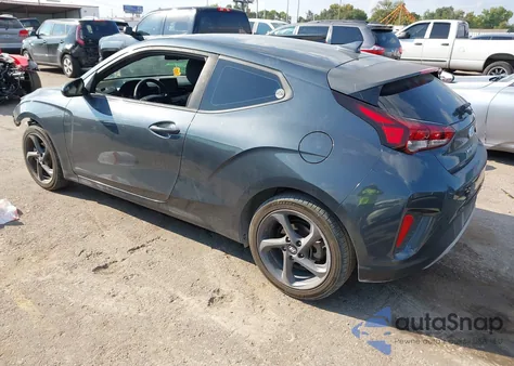 2019 Hyundai Veloster 2.0 из США, поврежденный, VIN KMHTG6AF3KU009975
